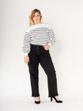 Plus Size Curve  Flared Black