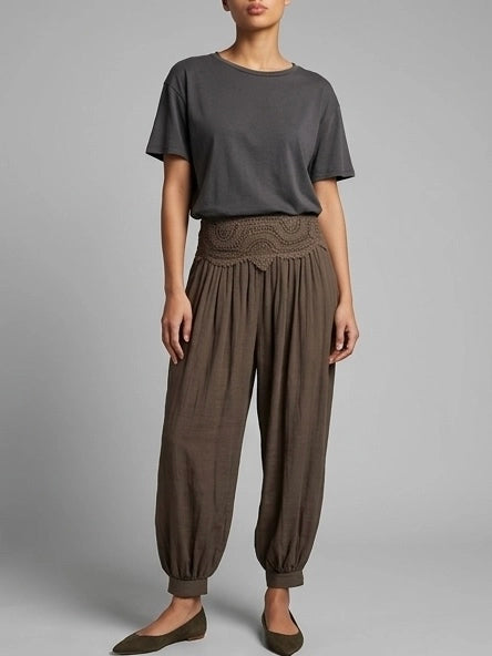 Chocolate Lace  Pants
